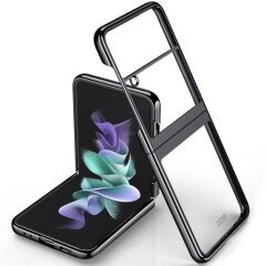 Защитный чехол Deexe Shiny Cover (FF) для Samsung Galaxy Flip 4 - Black